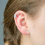 Silver Moon And Stars Ear Cuffs, thumbnail 1 of 5