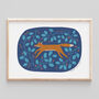 Spring Hare A4 Illustrated Art Print, thumbnail 4 of 4