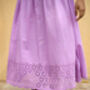Daisy Embroidered Lilac Maxi Dress, thumbnail 3 of 5