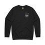 Hoy Outlaw Crew Neck Sweater Black, thumbnail 1 of 4
