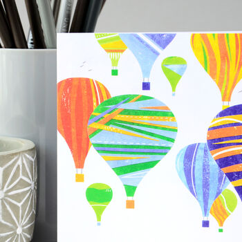 Take Off Balloons Birthday Card, 5 of 9