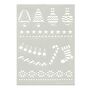 Traditional Nordic Christmas Stencil For Kids Crafts, thumbnail 1 of 3