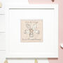 Personalised Embroidered Flower Picture Gift For Her, thumbnail 6 of 12