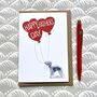 Bedlington Terrier Father's Day Card, thumbnail 1 of 3