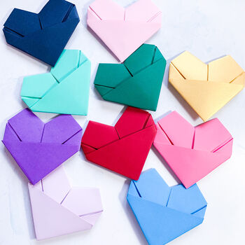 Personalised Mother's Day Card For Best Mummy, Mum, Grandma Origami Heart Keepsake Gift, 5 of 8