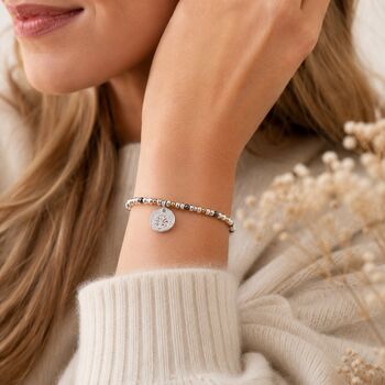 Teachers Tree Of Life Charm Stretch Bracelet, 3 of 5