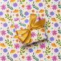 5x, 10x Ditsy Floral Wrapping Paper Sheets | Birthday Gift Wrap, thumbnail 1 of 2