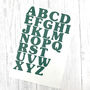 Alphabet Wall Stickers, thumbnail 6 of 7