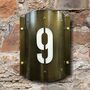 Powder Coated Stainless Steel Wall Light Sconce Surrounds Purus, thumbnail 1 of 4