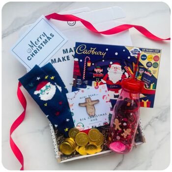 Children's Christmas Burr Box Christmas Treats Inside, 4 of 5