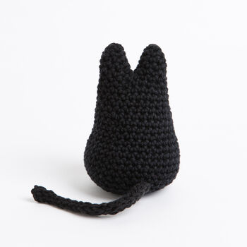 Black Cat Easy Halloween Crochet Kit, 6 of 10