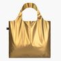 Loqi Metallic Gold Recycled Bag, thumbnail 1 of 2