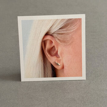 You Are Spicy Silver Chilli Stud Earrings, 5 of 7