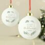 Personalised Seasonal Sprig Ceramic Bauble, thumbnail 3 of 4