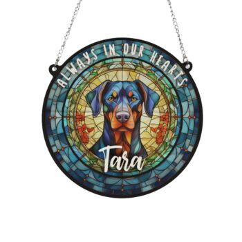 Doberman Memorial Suncatcher, 2 of 6