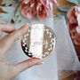 Rose Gold Mirrored Acrylic Table Setting Place Name, thumbnail 1 of 6