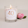40th Birthday Personalised Candle Gift, thumbnail 3 of 6