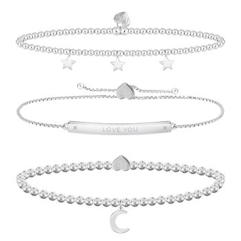 Occasions Gift Box To The Moon And Back Bracelet Gift Set, 2 of 3
