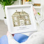 Personalised Vintage Map House Print, thumbnail 3 of 7