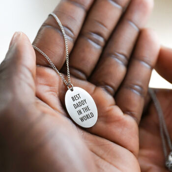 Men's Personalised Compass Necklace In Stainless Steel, 3 of 6