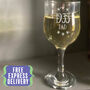 Personalised 90th Birthday Engraved Wine Glass Gift, thumbnail 6 of 8