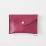 Pink Leather Coin And Card Envelope Purse, thumbnail 6 of 8