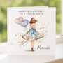 Personalised Blue 18th Birthday Card For Niece, thumbnail 2 of 8