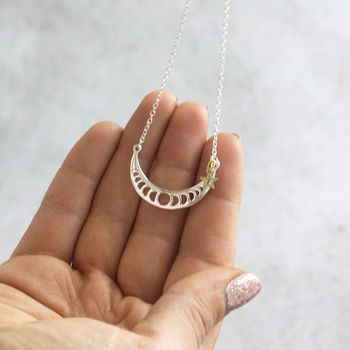 Moon Phases Necklace, 4 of 11