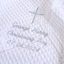 Personalised White Shawl For Christening, thumbnail 2 of 6