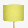 Linen Lime Green Lampshade, thumbnail 2 of 9