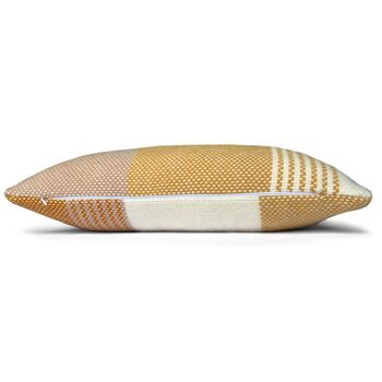 Festivity Wool Cushion Yellow Rectangle, 4 of 6