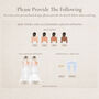 Personalised Wedding Gift From Bridesmaids | Custom Bridal Party Print, thumbnail 4 of 8