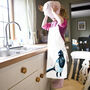Inky Magpie Canvas Child's Apron, thumbnail 5 of 6