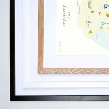 Map Of Lincolnshire Art Print, 9 of 9