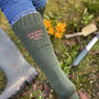 Personalised Wellington Boot Gardening Socks, thumbnail 1 of 4