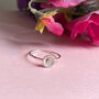 Sterling Silver Mini Sunflower Ring, thumbnail 1 of 12
