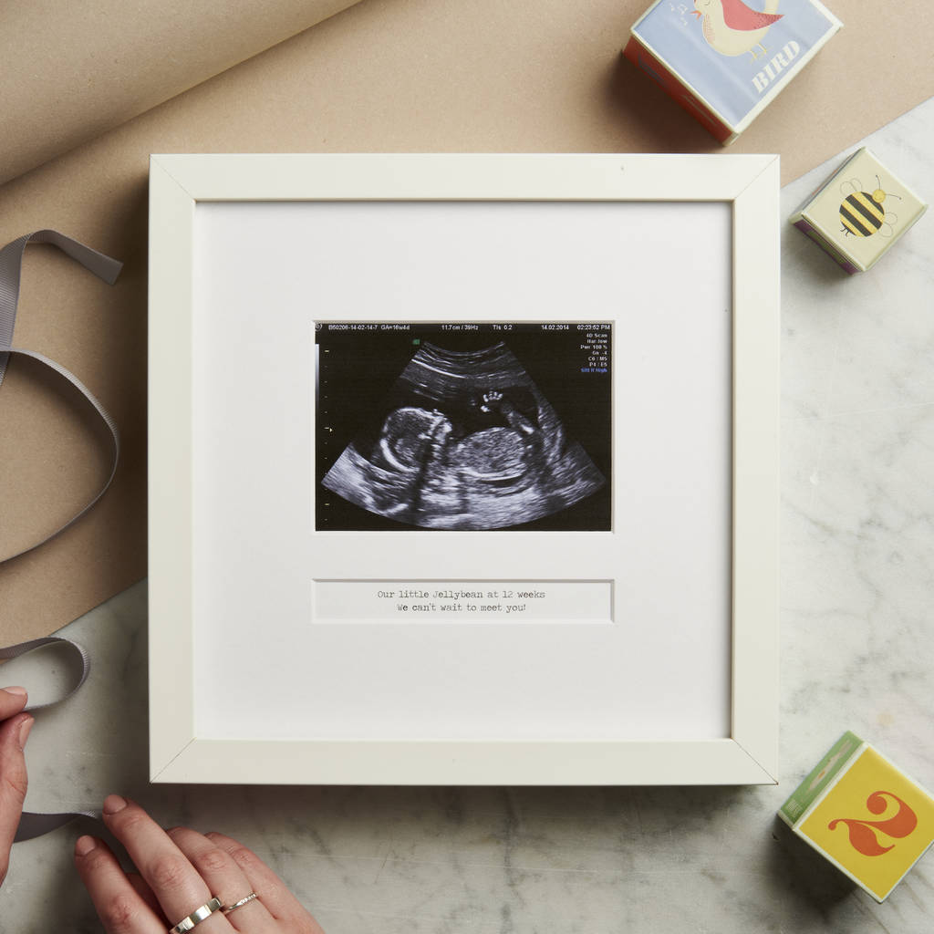 Personalised My First Baby Scan Frame, 1 of 5