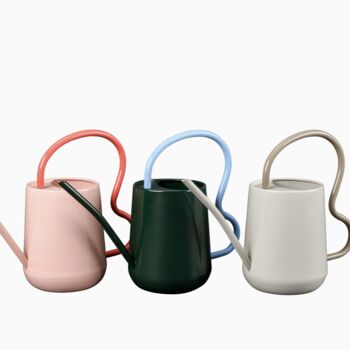 Personalised Wavey Green Watering Can, 4 of 6