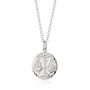 Engraved Sterling Silver Libra Zodiac Necklace, thumbnail 8 of 8