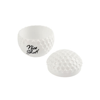 Set Of Three Golf Ball Shot Glasses 'Nice Shot' | Gift Boxed | Golf Enthusiast | Golf Gift, 4 of 5