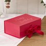 Personalised Luxury A5 Red Gift Box, thumbnail 1 of 8