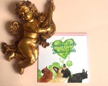 Frenchie Farts Funny Greetings Card, 4 of 6