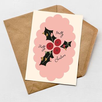 Contemporary Christmas Card Five Pack, Modern Illustrated Festive Christmas Card Set, 2 of 6