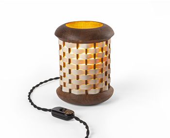 Small Weave Table Lamp, 2 of 3