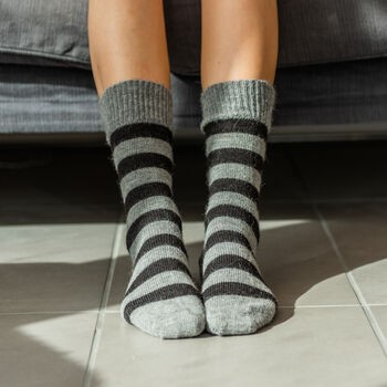 Striped Alpaca Socks, 5 of 8