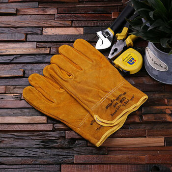 Personalised Suede Multipurpose Gloves, 4 of 4