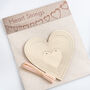 Heart Strings Wooden Heart Garland, thumbnail 3 of 11