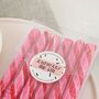 Alcoholic Raspberry Gin Edible Drink Stirrers, thumbnail 3 of 4