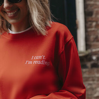 All Booked Up Slogan Sweatshirt, 2 of 9