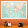 Vintage World Map Poster, thumbnail 9 of 9